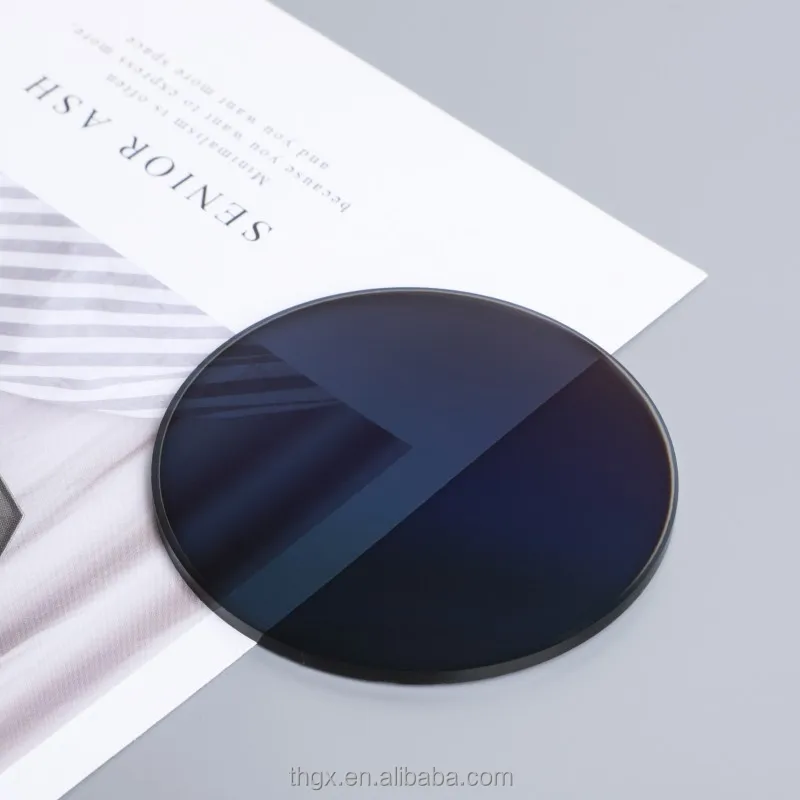 Hot Sale optical lenses factory cr39 lens1.56 photochromic lens single vision Grey/Brown Hmc