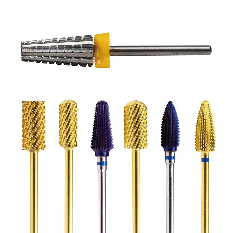 blue nano recycling carbide tungsten cone nail drill bit