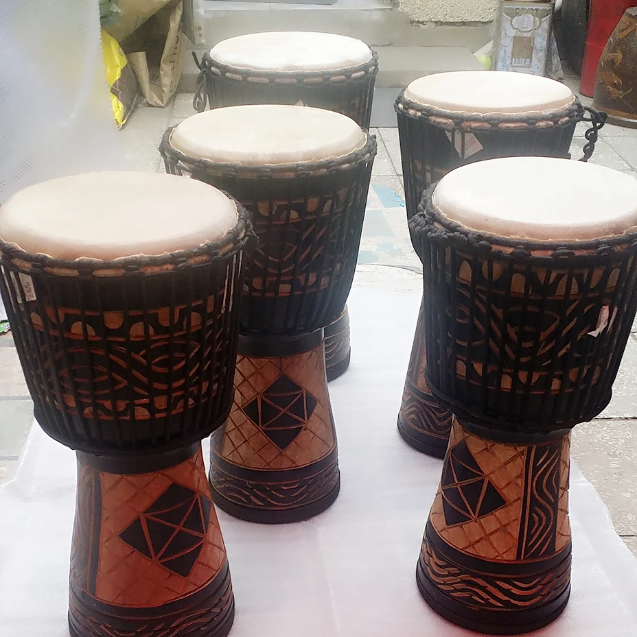  Новый Африканский барабан Ручной Ударный Djembe