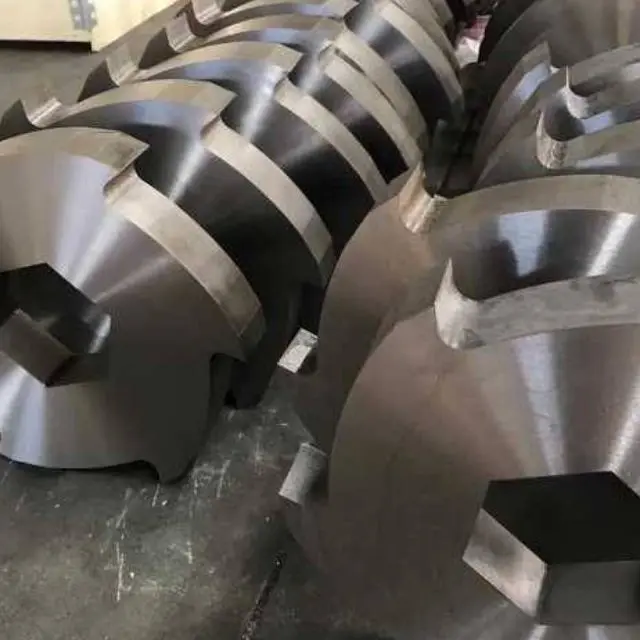 Factory price plastic crusher double shaft  for recycling waste plastic shredder