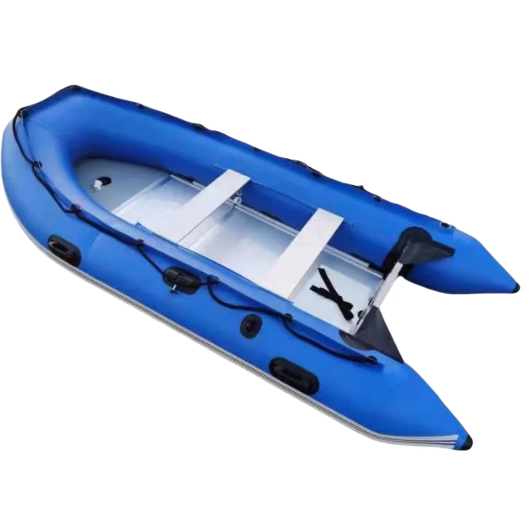 3.6 meters long inflatable rubber boat, 0.9 mm thick brushed air boat, surfing fishing rafting