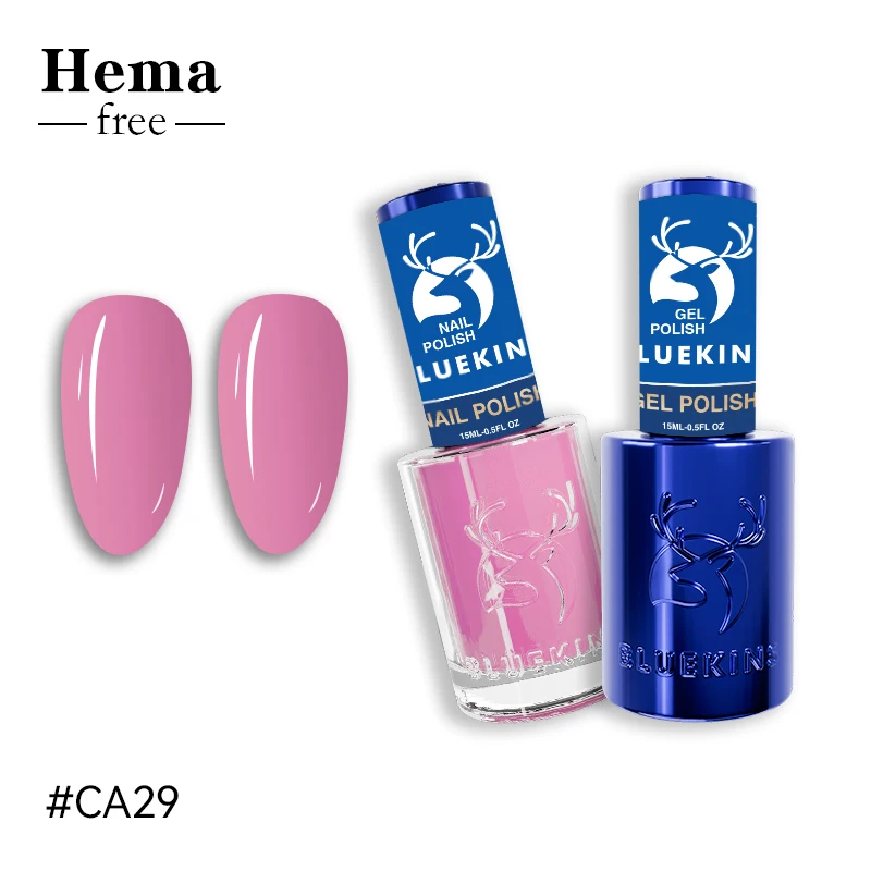 BLUEKINS HEMA FREE 2 в 1 сочетается duo-gel высокого качества OEM для ногтей оптом цвет впитывает УФ-гель лак