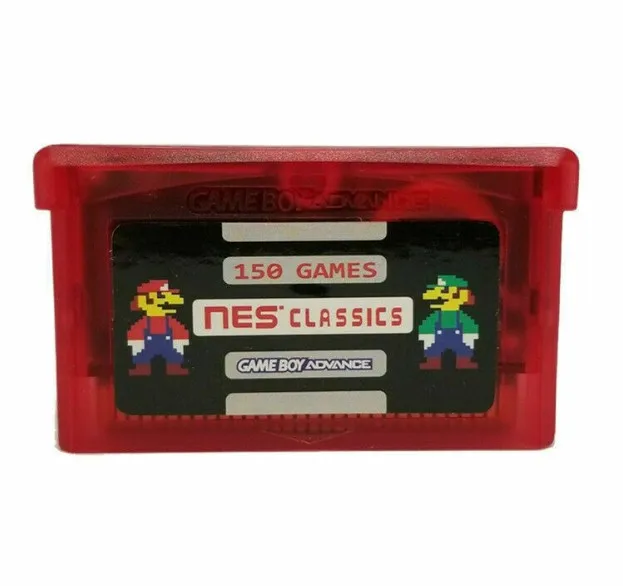 Classic NES card 150 in 1 games video game card for GBA