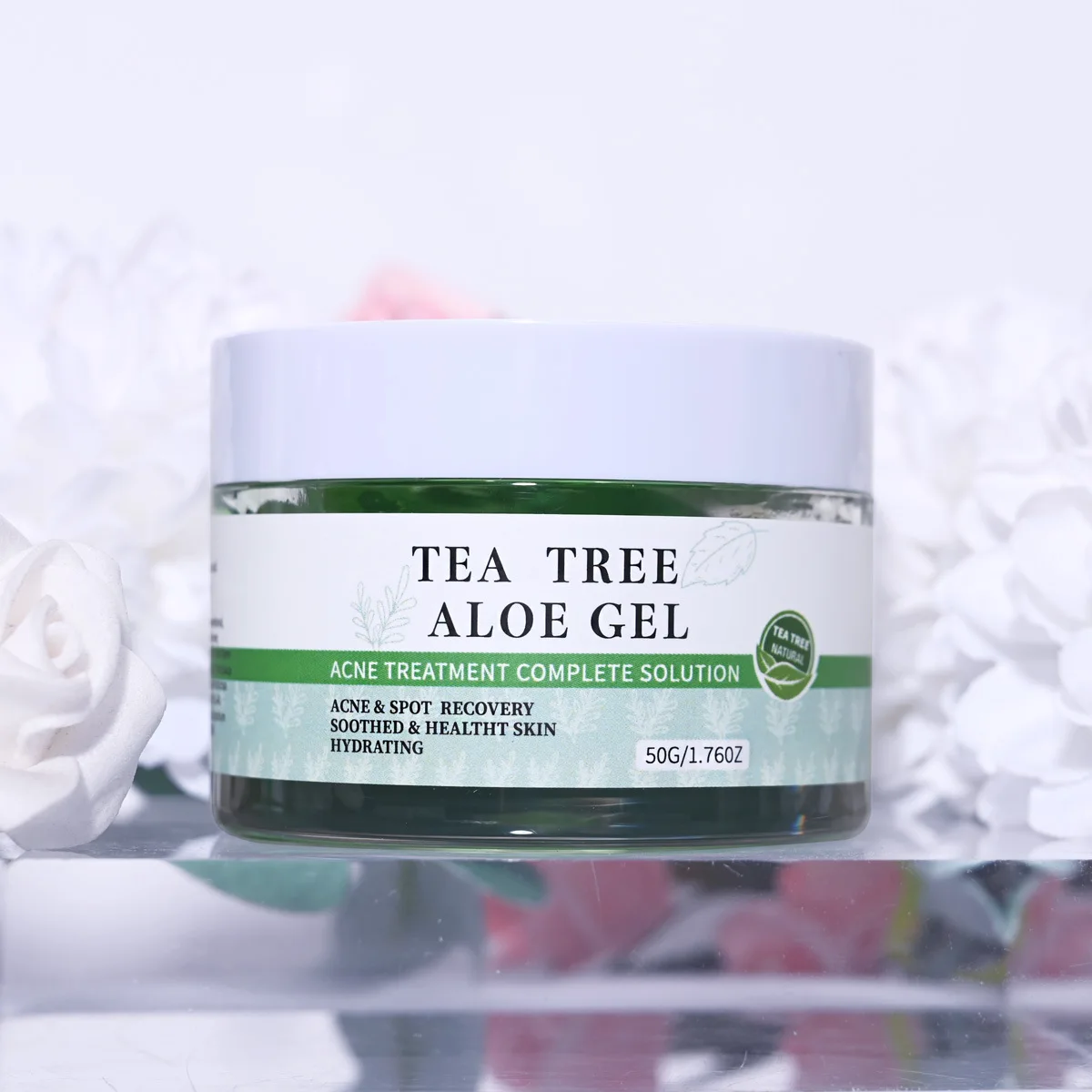 Wholesale Oem Cheap Natural Tea Tree Bulk Private Label Exfoliating 99 Soothing Pure Aloe Vera Gel 3