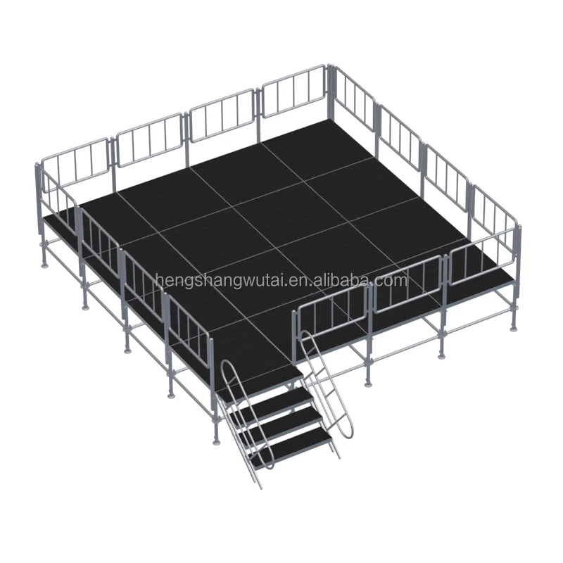 Dynamic Performance Platform: Portable Stage for Music Concerts - Effortless Assembly and Mobility
