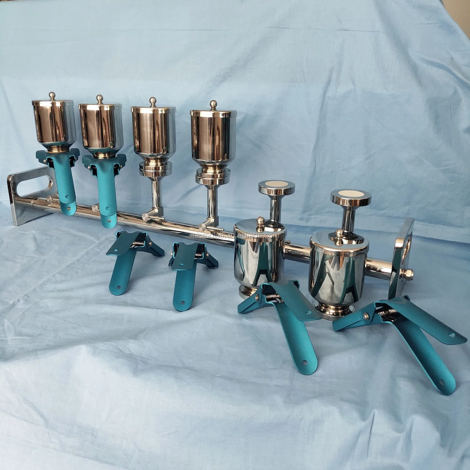 
Stainless Steel 6-Branch Vacuum Filtration Apparatus 