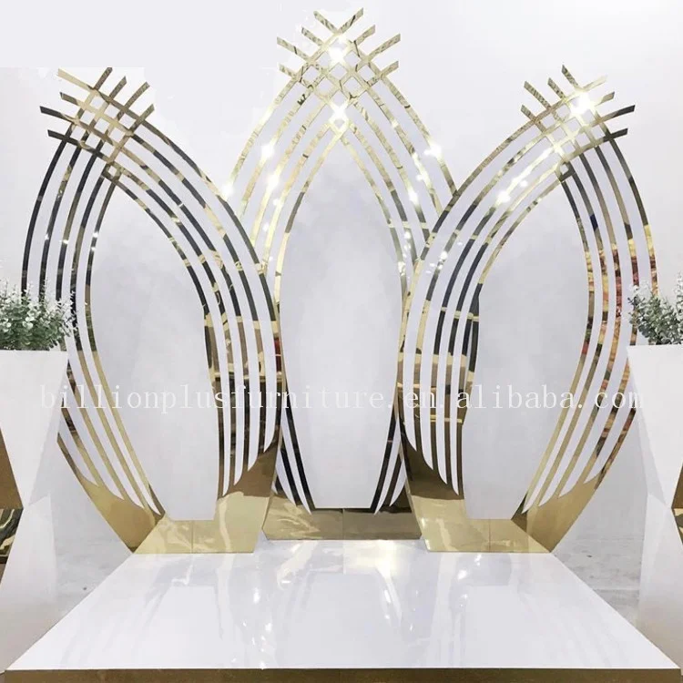 wedding stage Acrylic LED Decoration wedding stand backdrop for sale