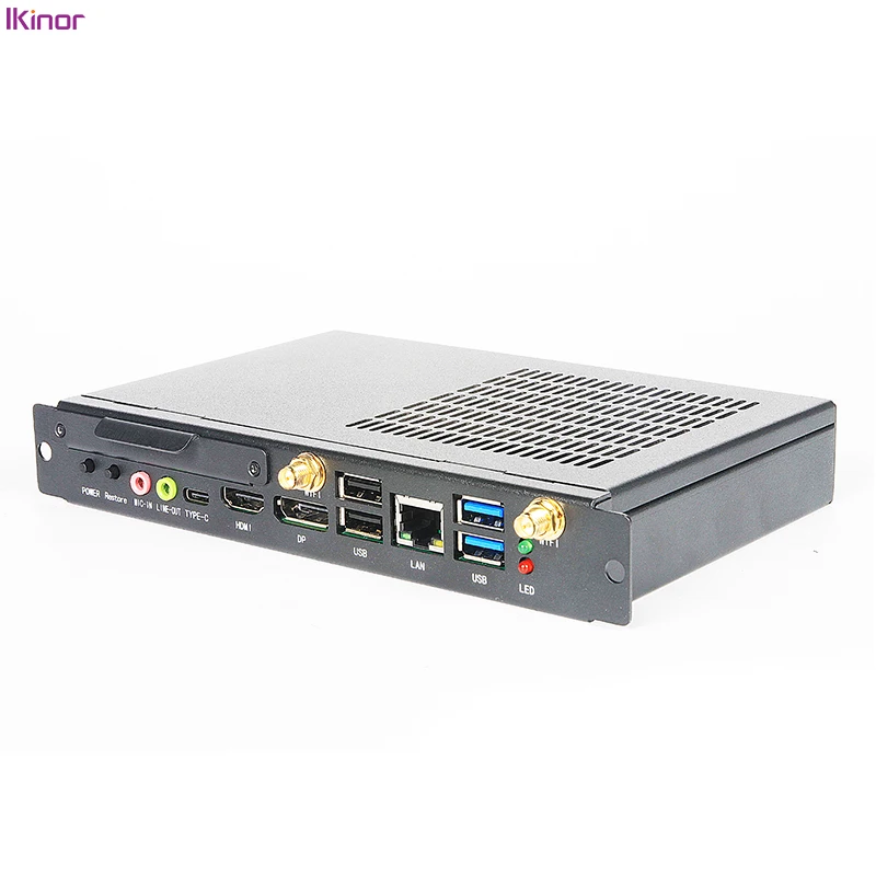 Ikinor i3 i5 i7 OPS 3 years warranty 30mm Windows 11 11th IT SSD M.2 mini PC for  interactive flat panel mini PC