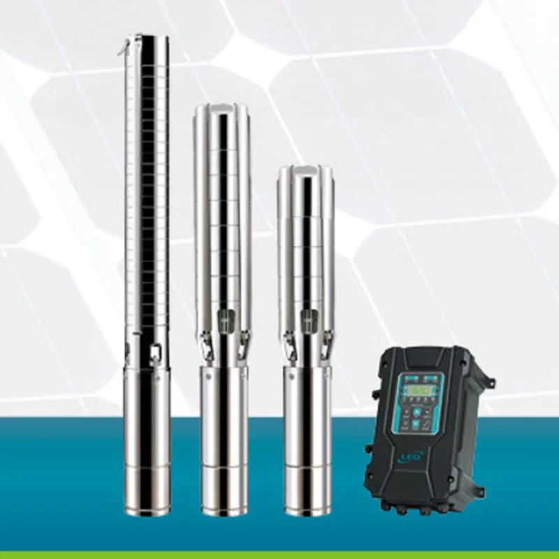 LEO LPY Series with panel deep well power submersible solar water pump for agriculture farm irrigation
