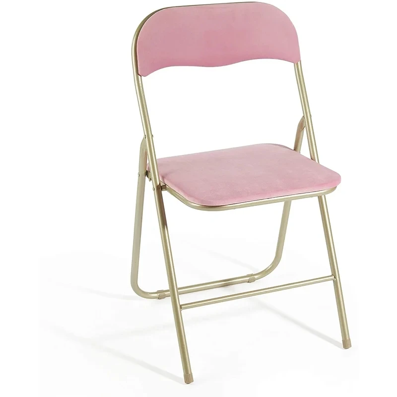 Wholesale padded cheap used metal tube steel folding chair