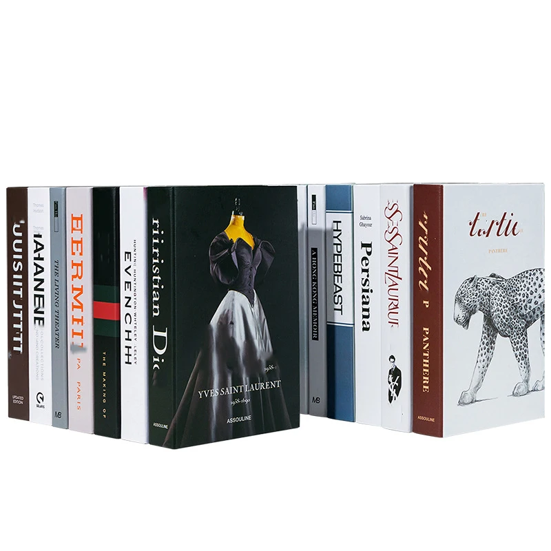 Заводская изготовленная на заказ книга домашний декор журнальный столик Книга в твердом переплете искусственная