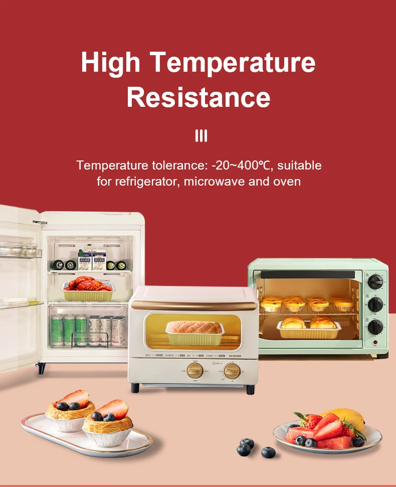 Over 300 Sizes Color Rectangular Aluminum Foil Container with Compatible Aluminum Foil Container Sealing Machine