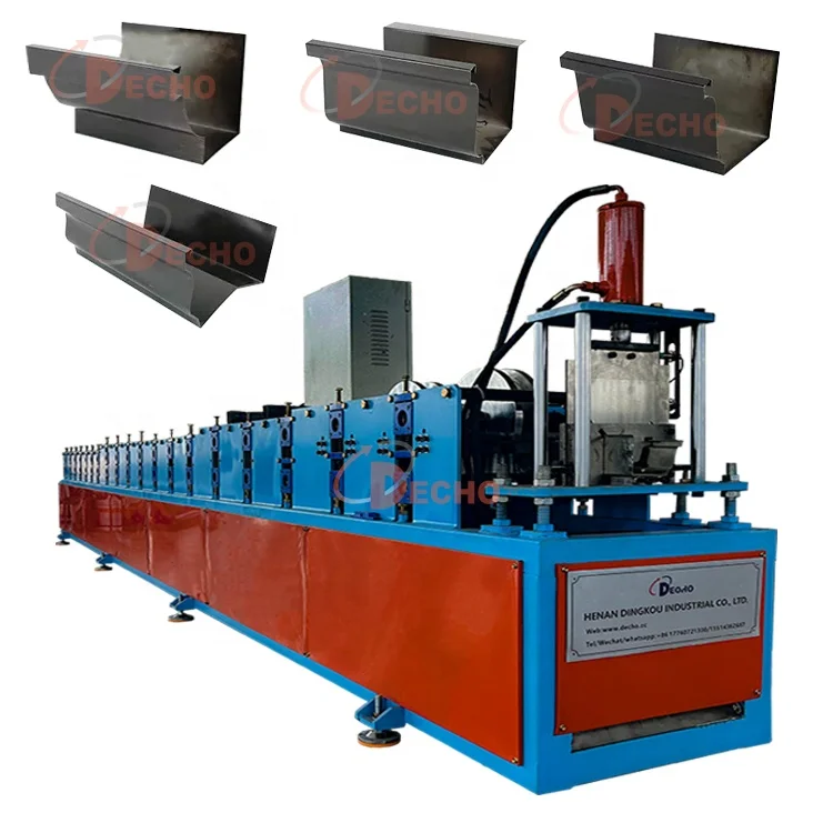 Rain Gutter Machine Drain Making Metal Roofing Water