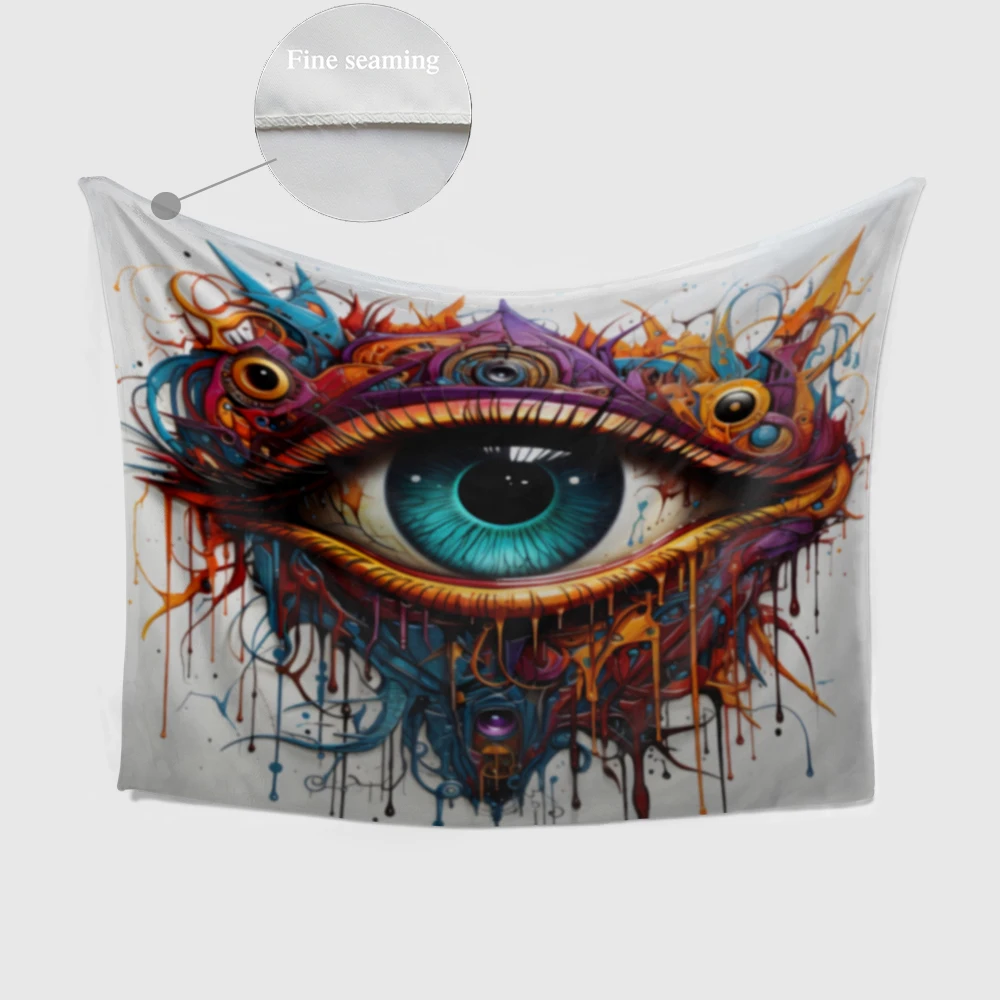 eye of the devil Custom pattern and size Wholesale Hot Sale Wall Tapestry for Bedroom Custom Printed 100% Polyester Tapestry