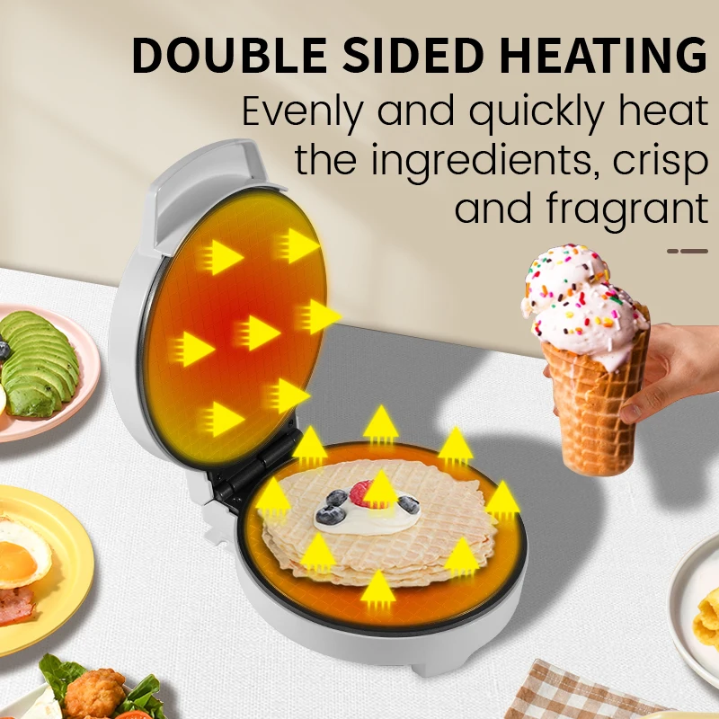 DSP Crepe And Pancake Maker Electric Griddle Nonstick 1000W Household Non-Stick Breakfast Machine