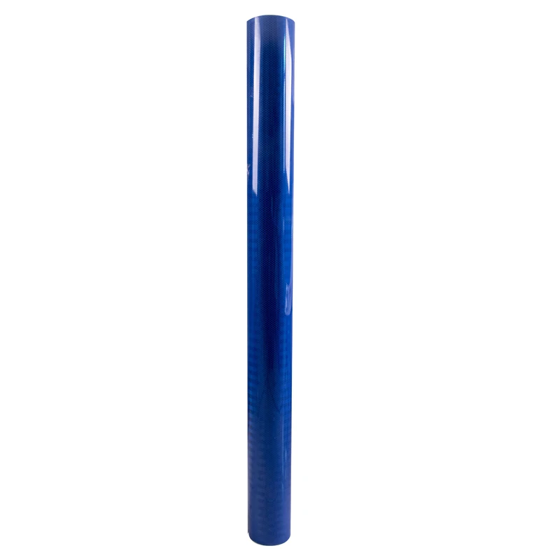 Free Samples Blue PET EGP Self-Adhesive Reflective Vinyl Rolls for Outdoor Traffic Safety Signs for Road & Warning Signage