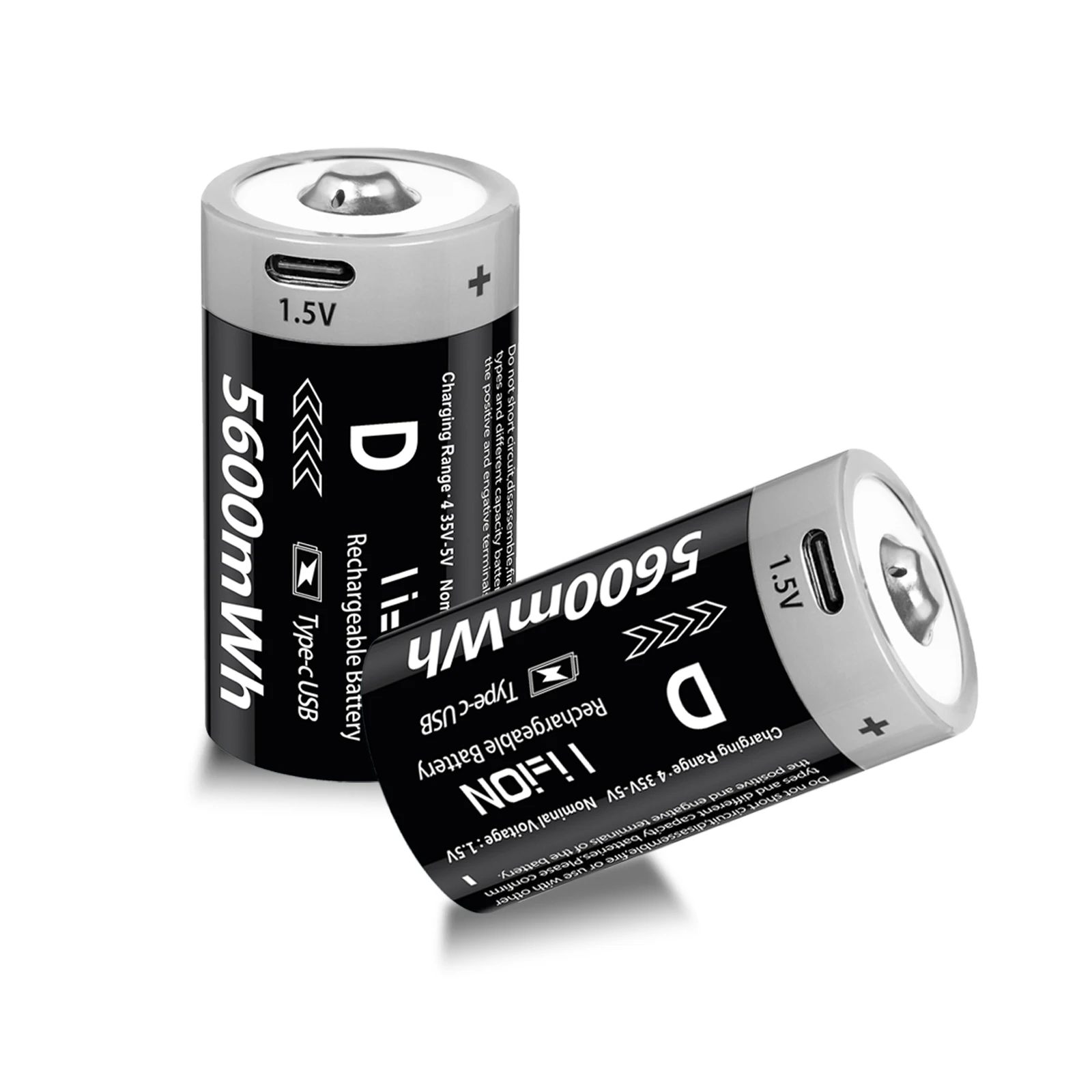 Для фонарика газовая плита микрофон D-тип 1 5 В литиевая батарея поддержка Type-C USB-зарядка литий-ионный аккумулятор