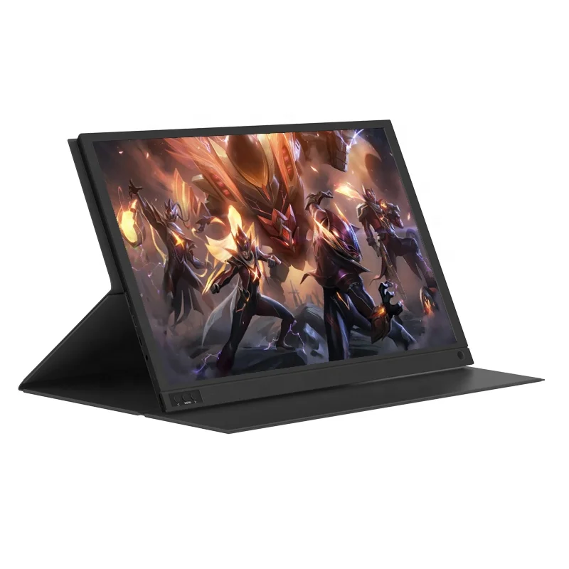 large stock 15.6 inch portable monitor with type-c usb for  pc full 1920*1080p gaming monitor with hdmi