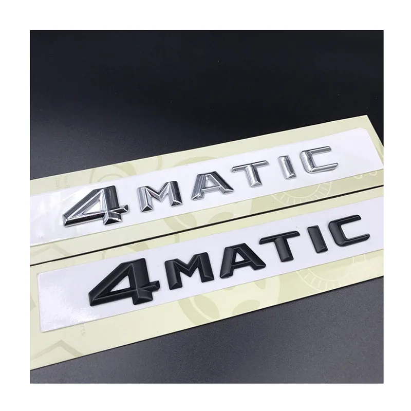 3D ABS Car Styling Emblem Badge Sticker Chrome Letters For Mercedes Benz GLE 350 4matic W220