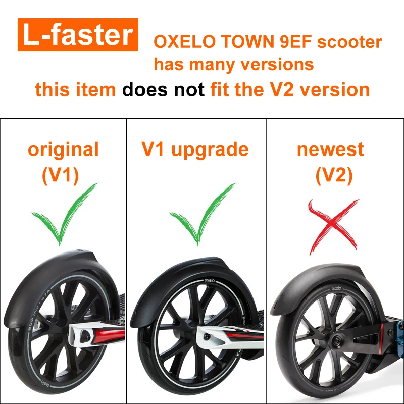 Скутер L-faster Town 7XL Электрический ременной приводной комплект без двигателя совместимый с скутером 9EF