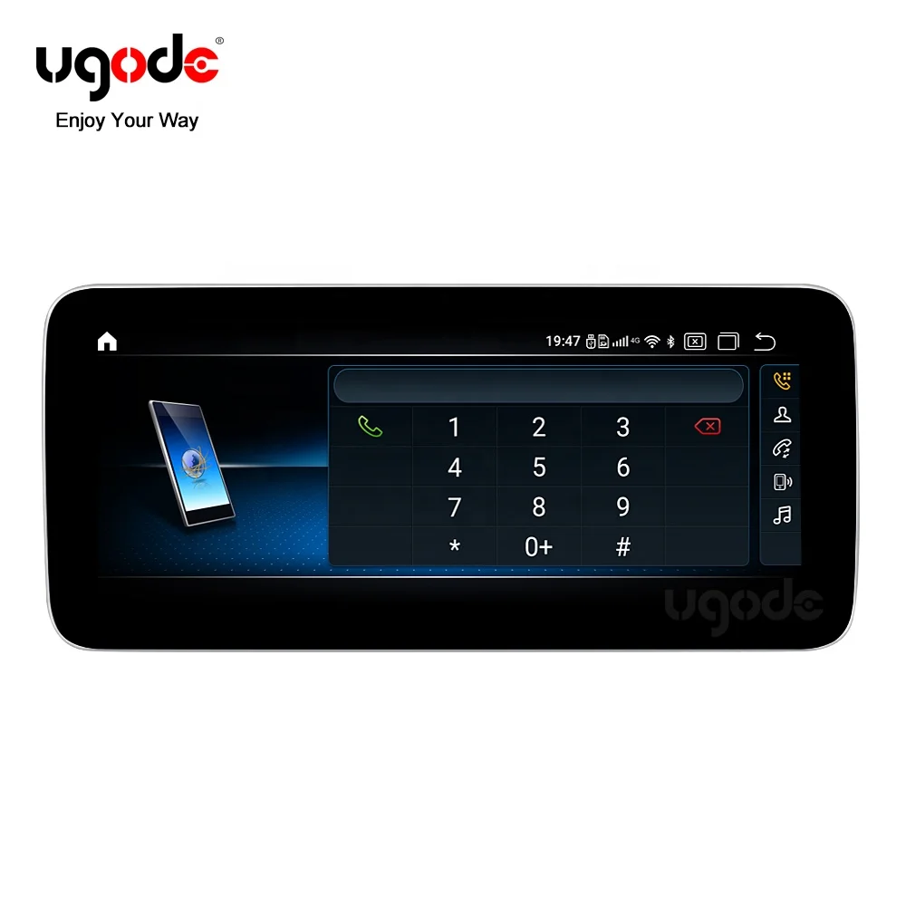 
Ugode W176 X156 X117 C117 GLA A CLA Android 10 Qualcomm screen 4+64G Car Multimedia Player Stereo for Benz with 4G network 