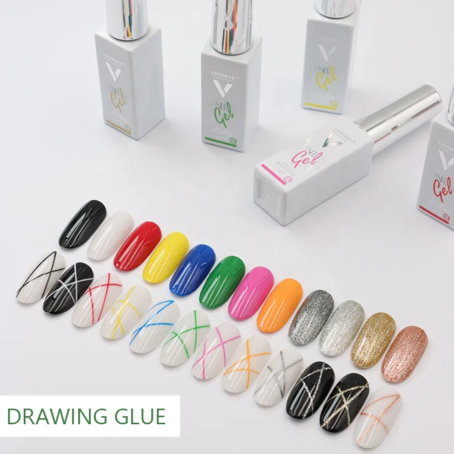 12 Colors Liner Gel VINIMAY New Style Gel Nail Polish Set Nail Painting Cable Wire Drawing Gel Color Set
