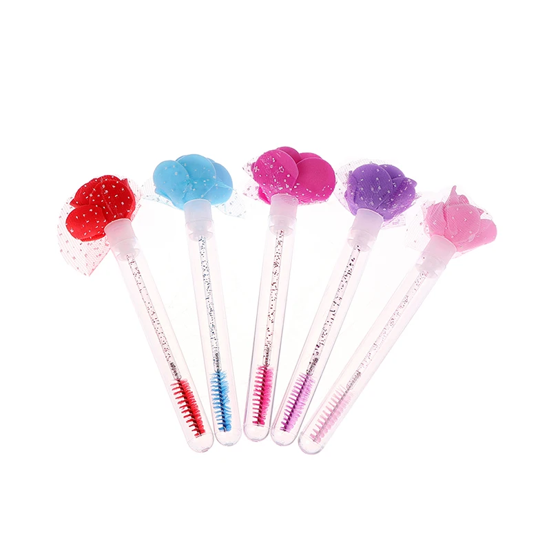 Disposable eyelash brush eyebrow brush replaceable dustproof shiny broken diamond makeup brush