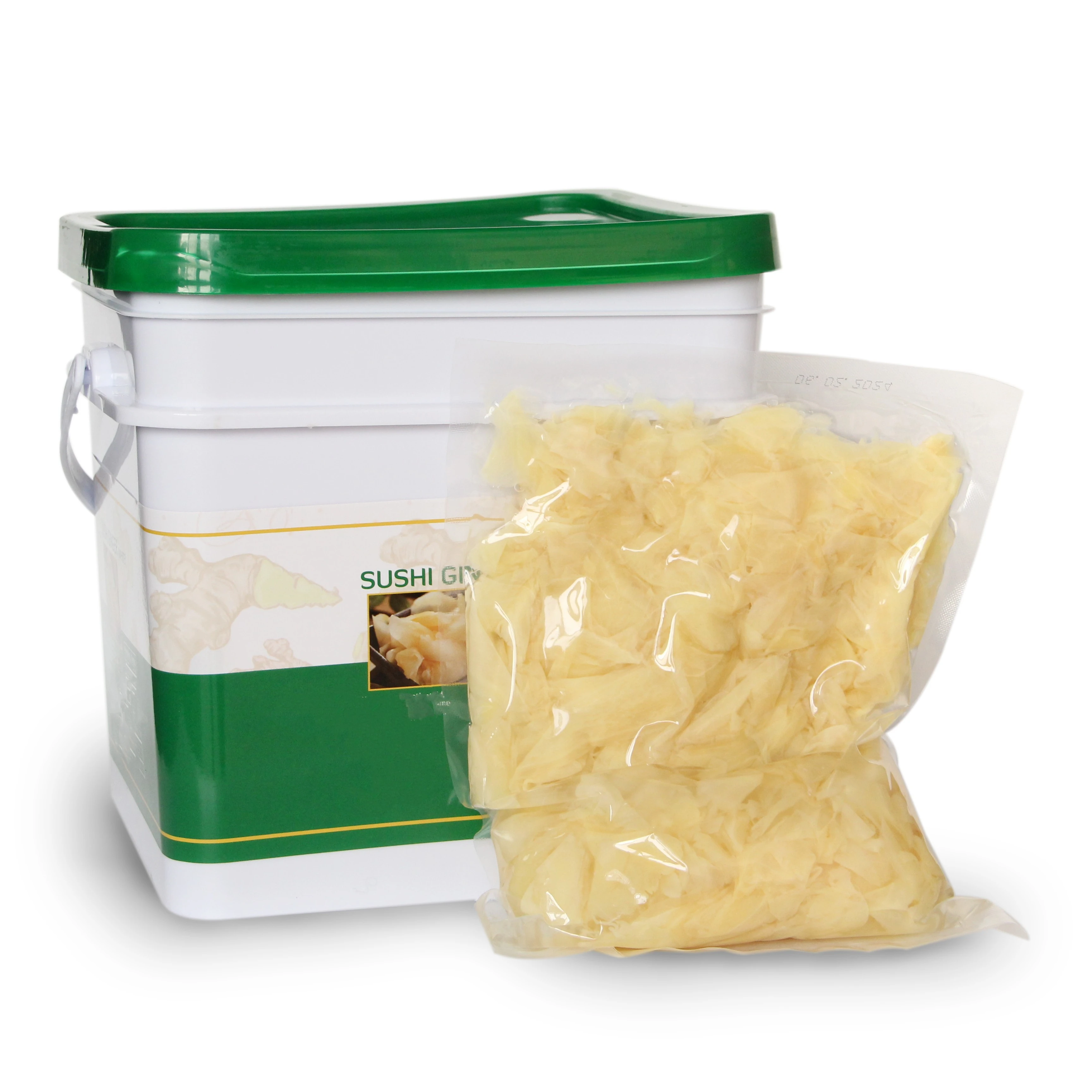 Factory OEM Japanese sushi snack Sushi seasoning sushi ginger slices pink and white pickled ginger