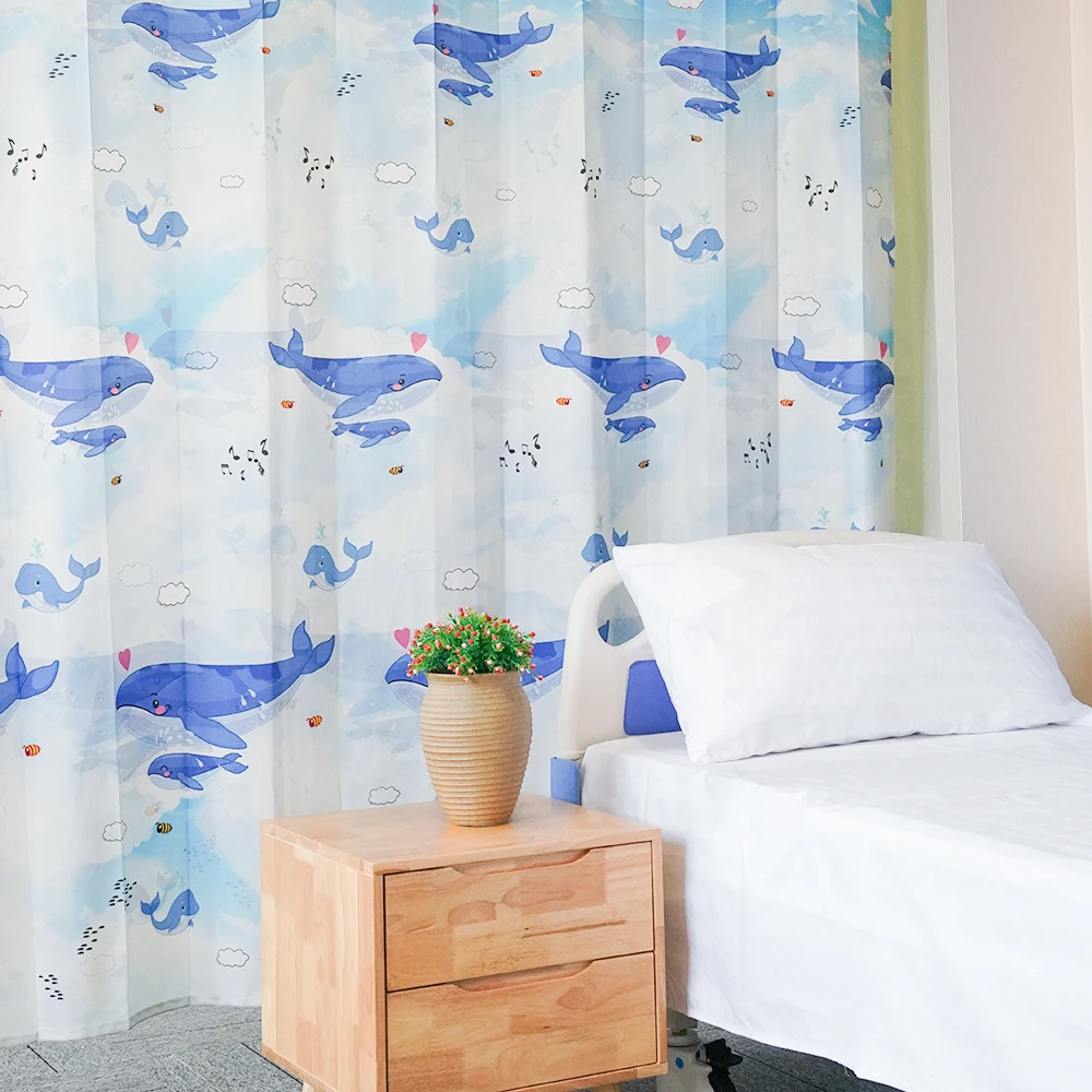 antibacterial emergency ward privacy partition fabric room screen bed medical kids hospital curtains