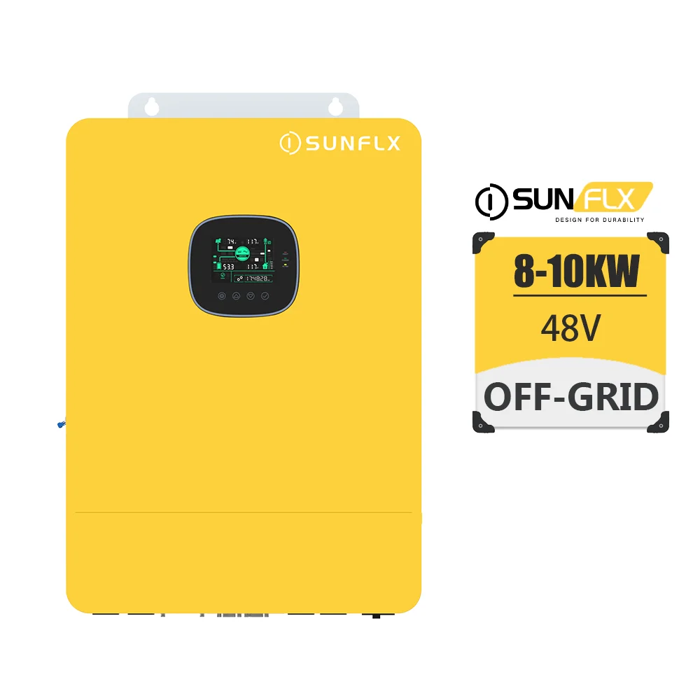 sunflx 10kw split phase 3 phase parallel pv mpp solar inverter 10 kva solar hybrid inverter charger 8 kw hybrid solar inverter
