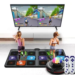 Electronic Carpet Rhythm Game Toys Anime Household Kids TV Dance Mat Light-Up Blanket