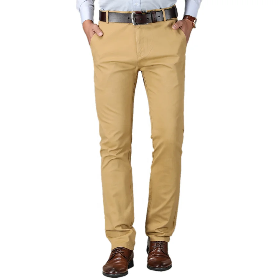 Daily Wear Casual Clothing Pants Solid Chino Pants Slim Mens Wholesale Pantalones De Hombre Men Pants Trousers