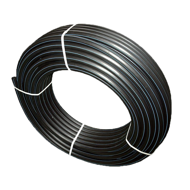 Pe100 20-90mm PN16 black plastic tube roll garden irrigation hose hdpe pipe