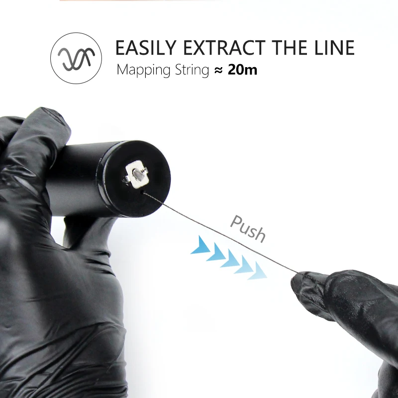 Pre Inked Mapping String Microblading Eyebrow Tattoo Mapping String 100pcs