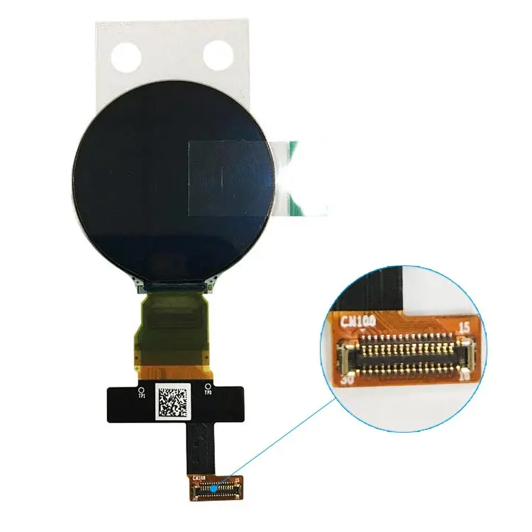 MIPI + SPI 390*390 круглый 1 2 дюймовый OLED экран IPS умные часы круг AMOLED дисплей модуль TFT LCD Сенсорная