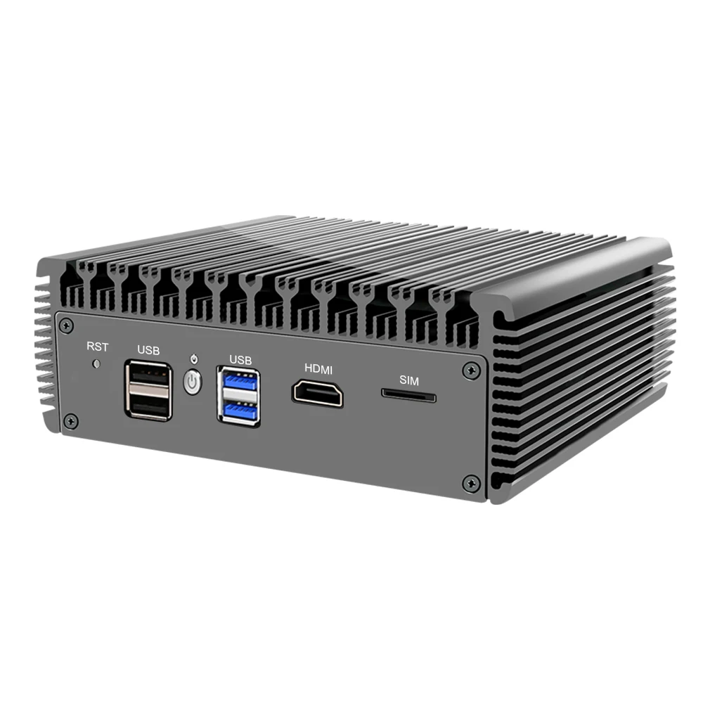 Промышленные встраиваемые системы 4 InteI 2 5G LAN мини-маршрутизатор Cele-Рон N5105 Wi-Fi сетевого сервера HD-MI pfSense брандмауэр прибор ПК