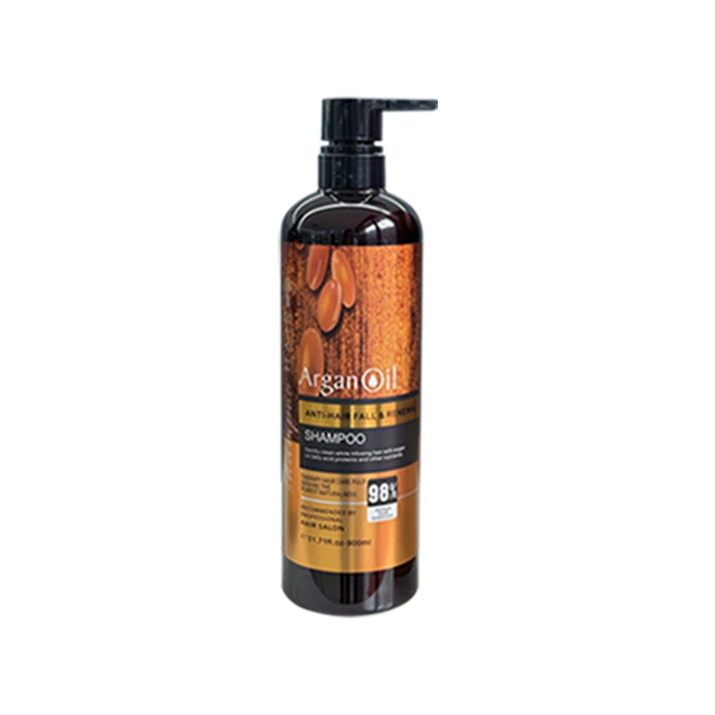 900ml large capacity Professional Salon Argan Oil shampoo Removing dandruff and nourishing Care for hair health