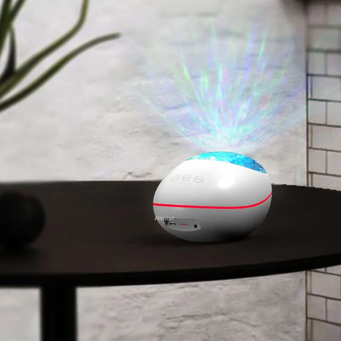 Звездный Галактический проектор Ночной светильник океанских волн с белым шумом музыкальный проигрыватель таймер меняющий