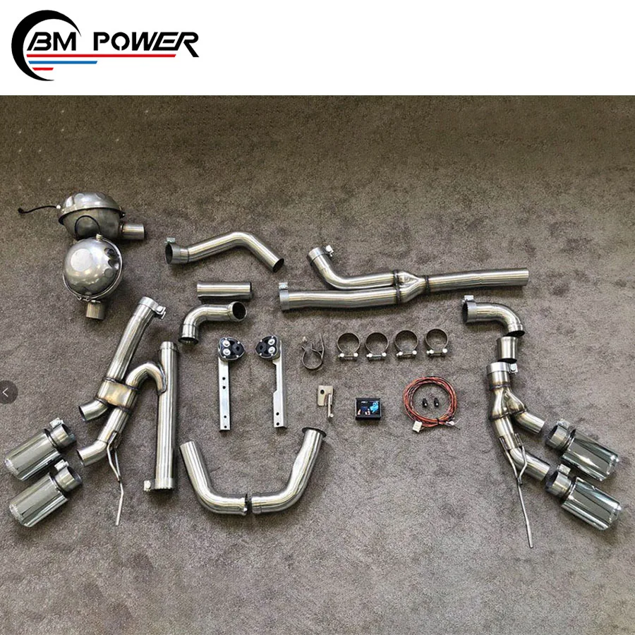 High Quality G class G wagon W463 G350D 1990-2018Y Fit For Exhaust Tip Muffler Pipe Tips Complex Exhaust System With Vavels