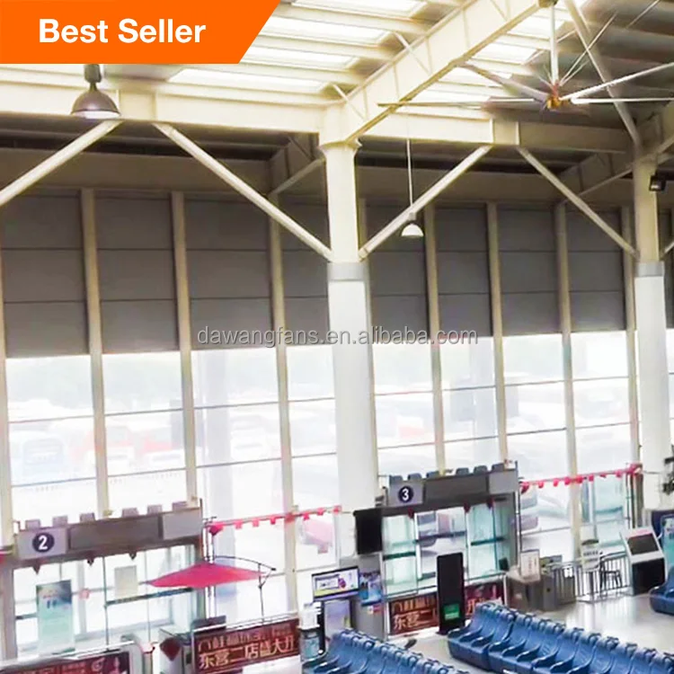 DAWANG 24FT 1.5KW large hvls fans low price malaysia big ass fan