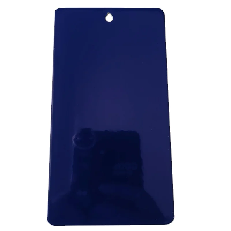 Blue Color Glossy Excellent Uniformity Outdoor Polyester Powder Coating Paint Electrostatic Powder Coating