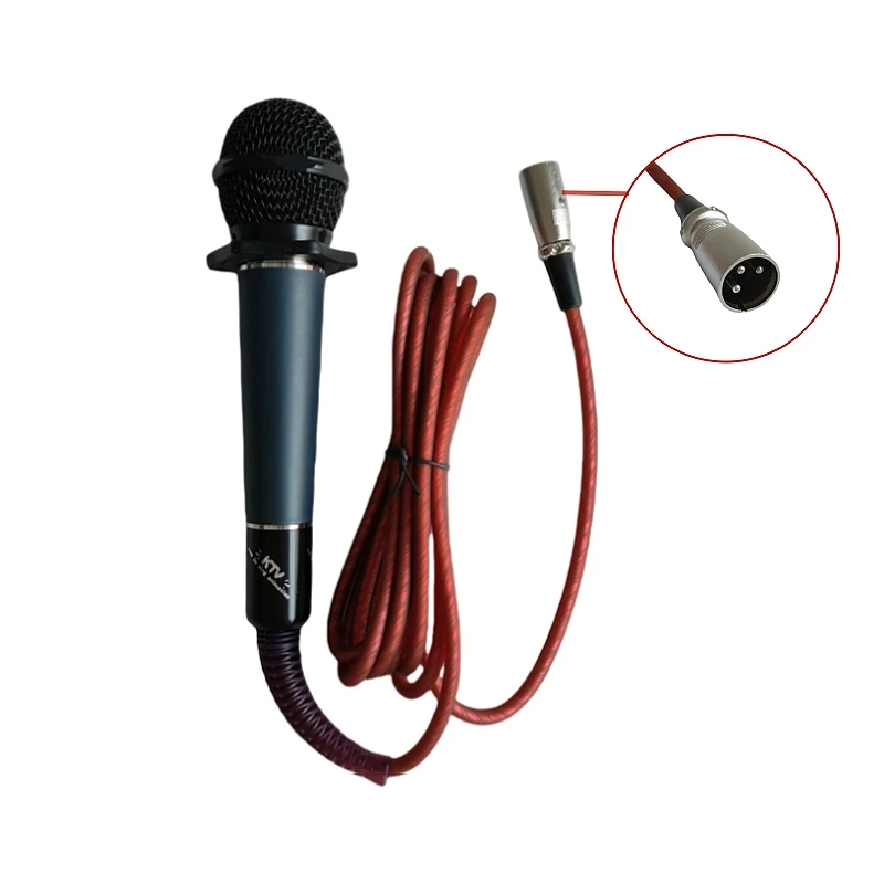 Mini KTV Microphone Singing Room Singing Bar Mida Game Machine Public Head Microphone Practice Singing Microphone Accessories