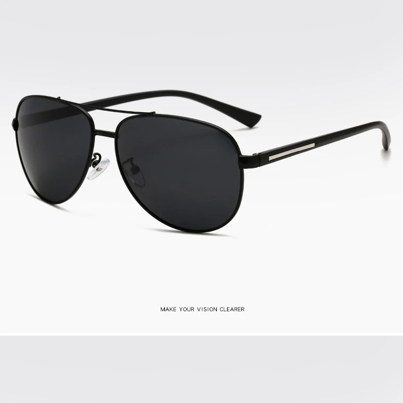 high quality man shades sun glasses classic Brand design Male polarized aviation pilot sunglasses
