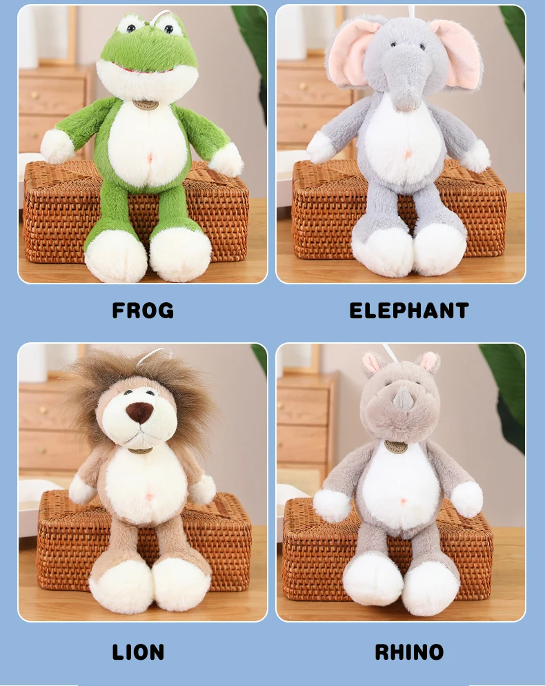 plush toys stuffed animals monkey lion soft baby elephant cute cuddly toys