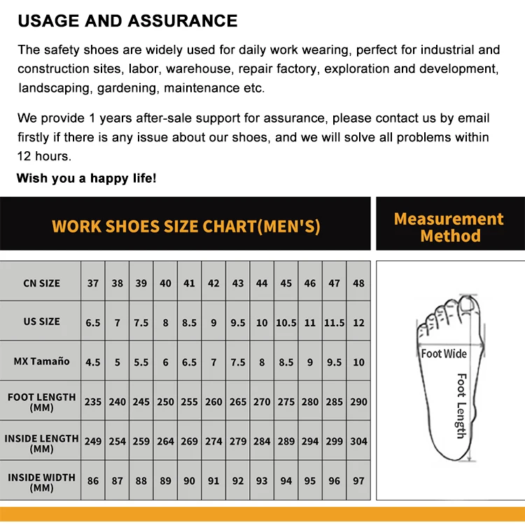 Embossed cow leather S3 anti puncture woodland shoes high heels me black  formal slip steel toecap work mens safety shoes