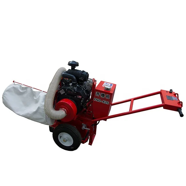 FND-K25A Hand Push Asphalt Road Crack Router New Condition Cutting Grooving Machine Concrete Pavement Core Engine-FANUODE