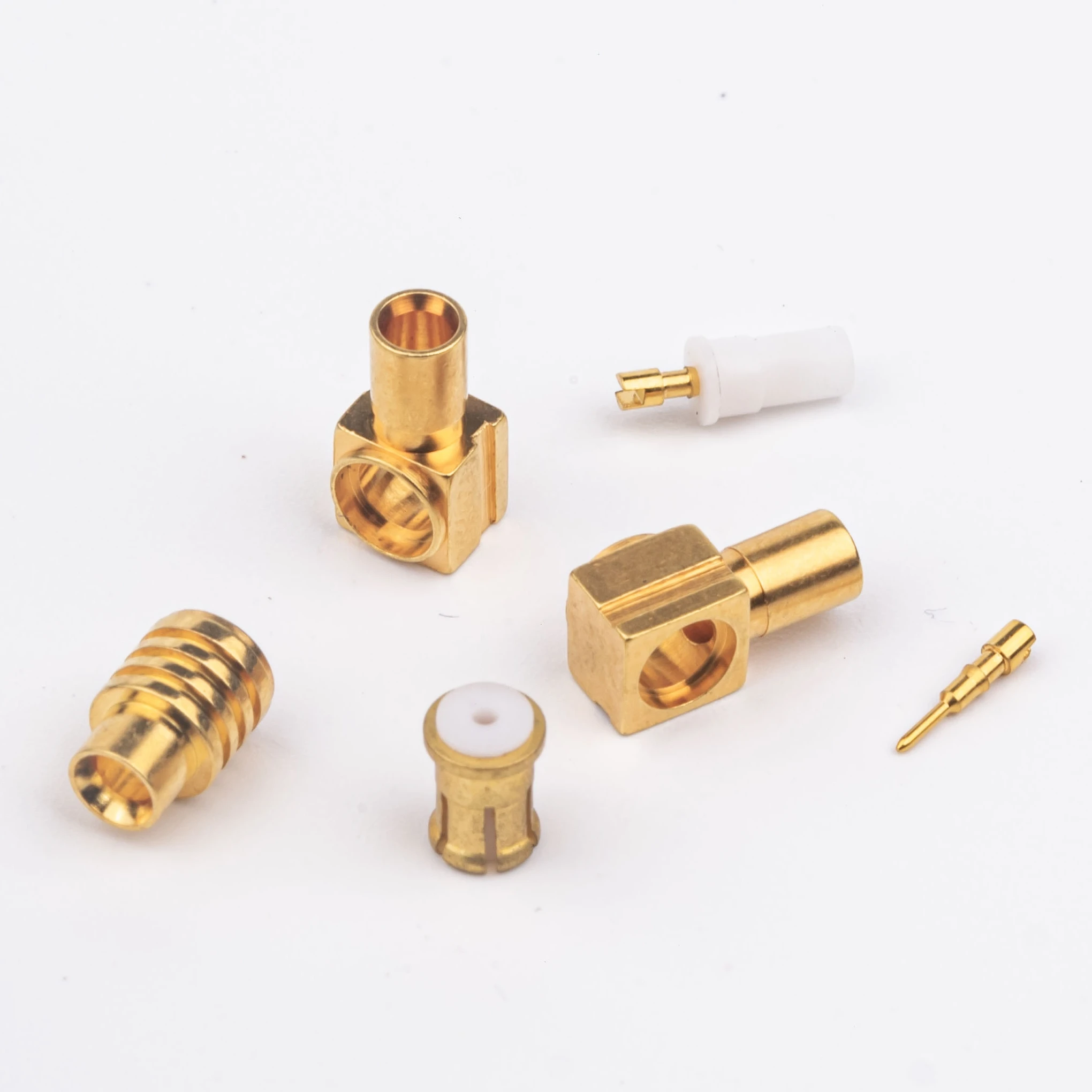 MCX male jack Right angle plated gold for Coaxial Cable RF coaxial MCX connector