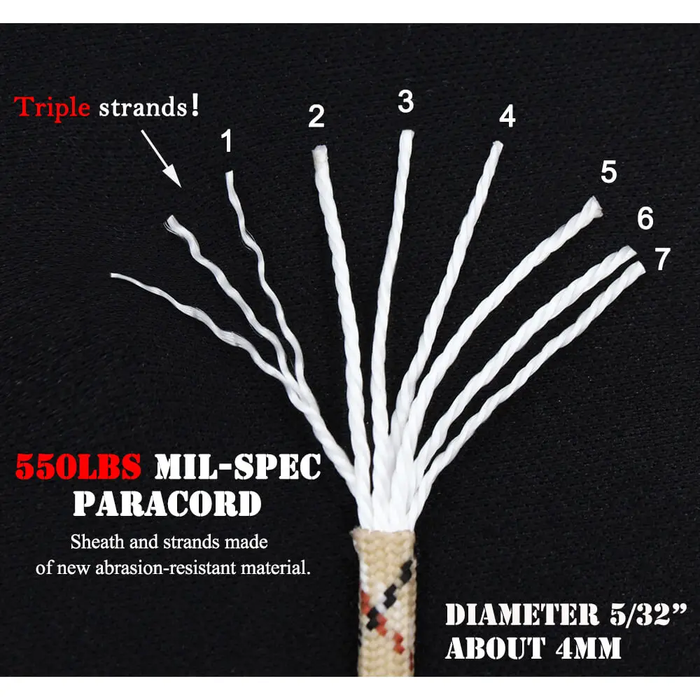 Where To Buy 550LBS SOS Survival 550 Paracord Bracelet Accessories