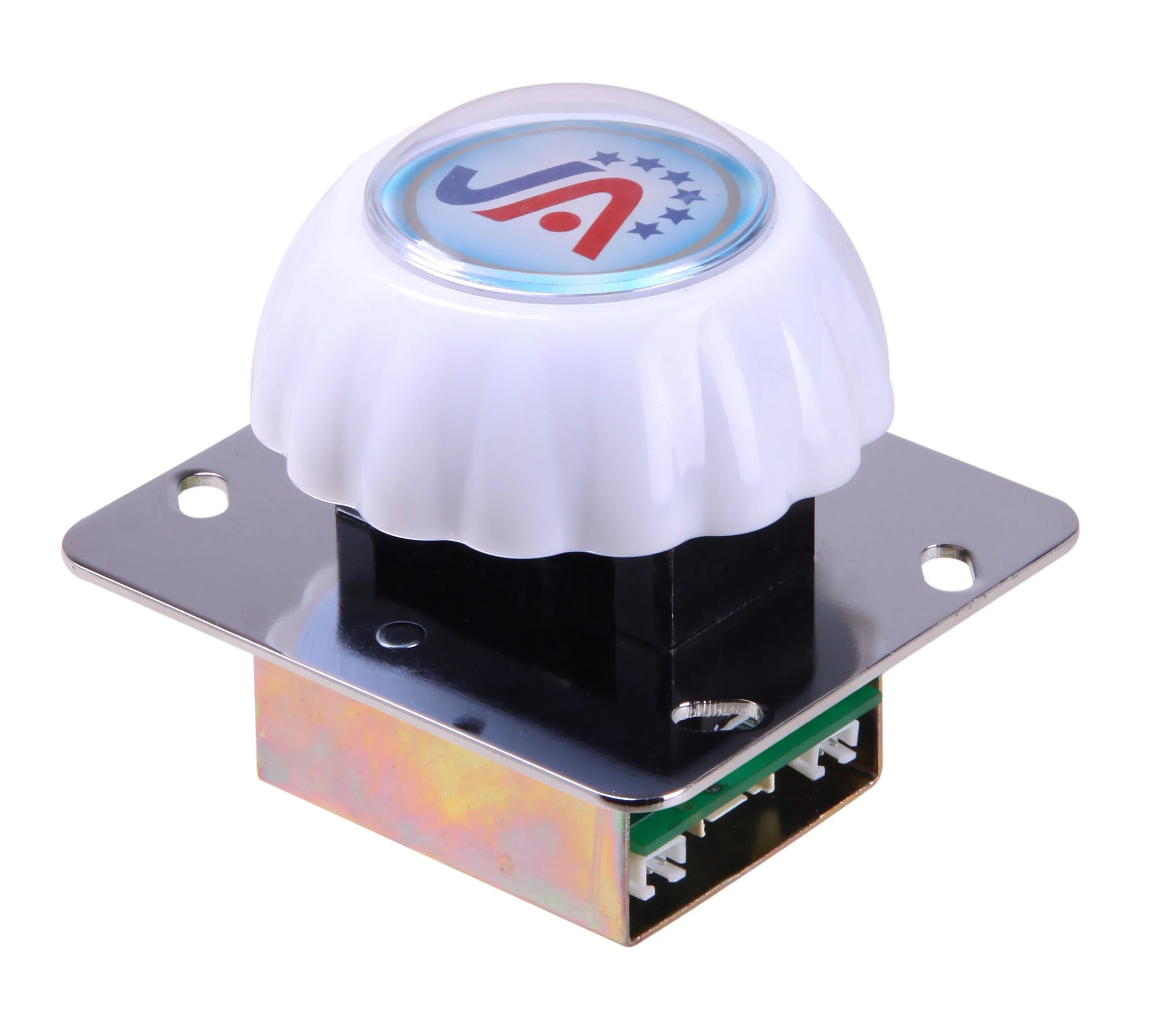 
Hot Sale Omni-directional Rotary Controller Arcade Joystick with LED for Game Machine 