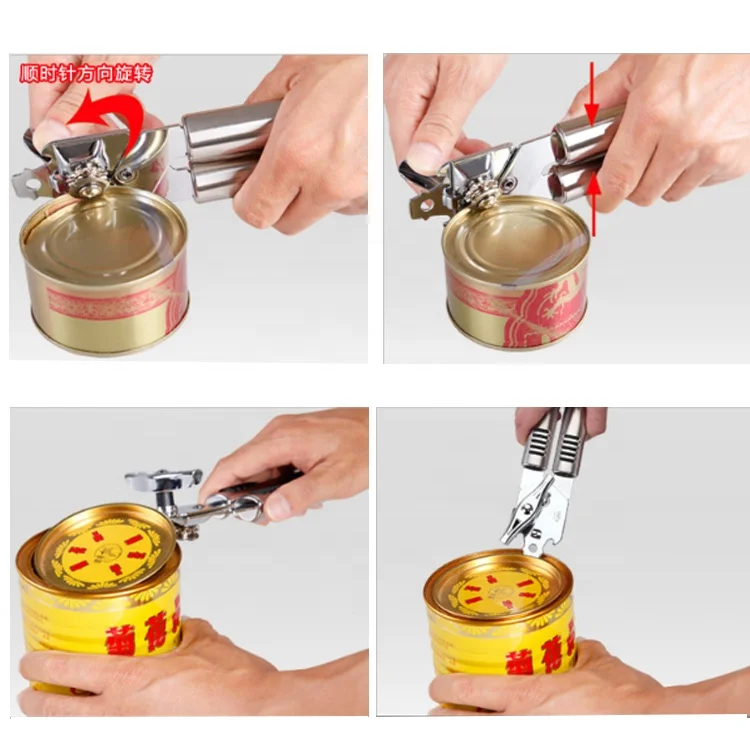 Wholesale Stainless Steel Strong Power Jar Opener Glass Bottle Opener For can